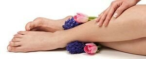 Здоровые ноги и цветы